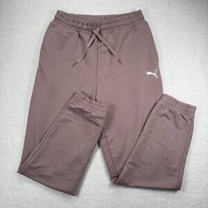 Puma Women's Baggy Sweatpants Purple Athletic Joggers Pants Tapered Size Small
